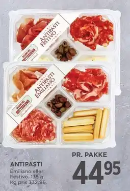 MENY ANTIPASTI tilbud