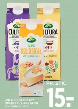 MENY ARLA ELLER CHEASY KOLDSKÅL ELLER KEFIR tilbud