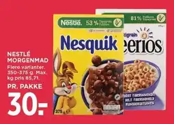 MENY NESTLÉ MORGENMAD tilbud