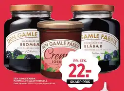MENY DEN GAMLE FABRIK MARMELADE ELLER RIBSGELÉ tilbud