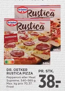 MENY DR. OETKER RUSTICA PIZZA tilbud