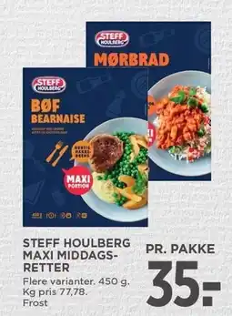 MENY STEFF HOULBERG MAXI MIDDAGSRETTER tilbud