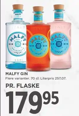 MENY MALFY GIN tilbud