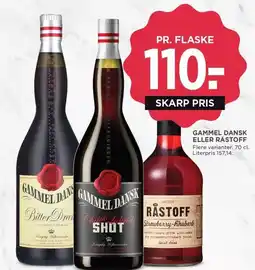 MENY GAMMEL DANSK ELLER RÅSTOFF tilbud