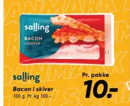 Bilka Salling Bacon i skiver tilbud