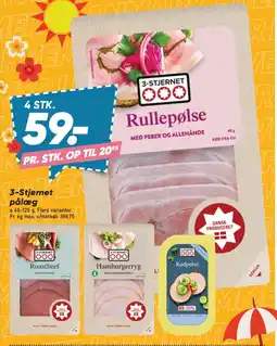 Bilka 3-Stjernet pålæg tilbud
