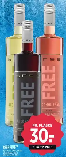 MENY ALKOHOLFRI BREE FREE tilbud