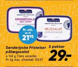 Bilka Sønderjyske Fristelser pålægssalat tilbud
