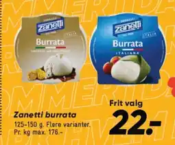 Bilka Zanetti burrata tilbud