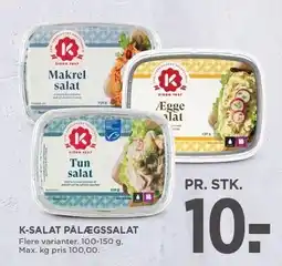 MENY K-SALAT PÅLÆGSSALAT tilbud
