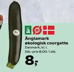 SuperBrugsen Änglamark økologisk courgette tilbud