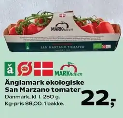 SuperBrugsen Änglamark økologiske San Marzano tomater tilbud
