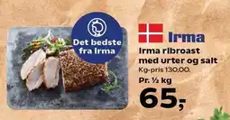 SuperBrugsen Irma rlbroast med urter og salt tilbud