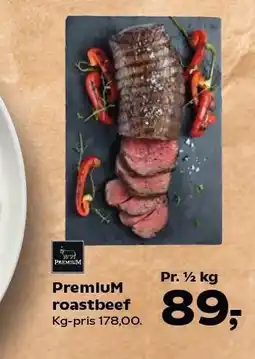 SuperBrugsen Premium roastbeef tilbud