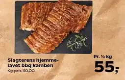 SuperBrugsen Slagterens hjemmelavet bbq kamben tilbud