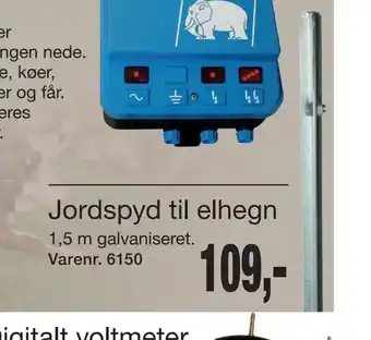 Harald Nyborg Jordspyd til elhegn tilbud