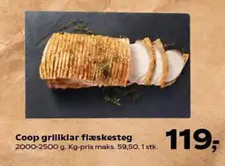 SuperBrugsen Coop grillklar flæskesteg tilbud