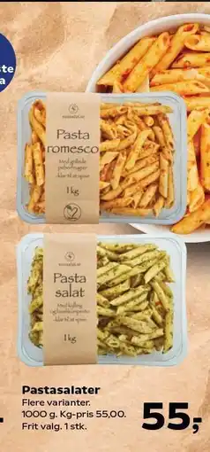 SuperBrugsen Pastasalater tilbud