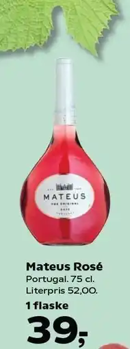 SuperBrugsen Mateus Rosé tilbud