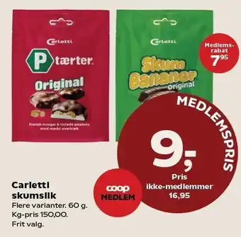 SuperBrugsen Carletti skumslik tilbud