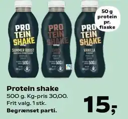 SuperBrugsen Protein shake tilbud