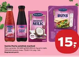 SuperBrugsen Santa Maria asiatisk marked tilbud