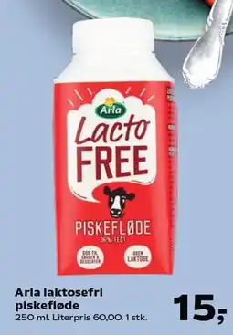SuperBrugsen Arla laktosefri piskefløde tilbud