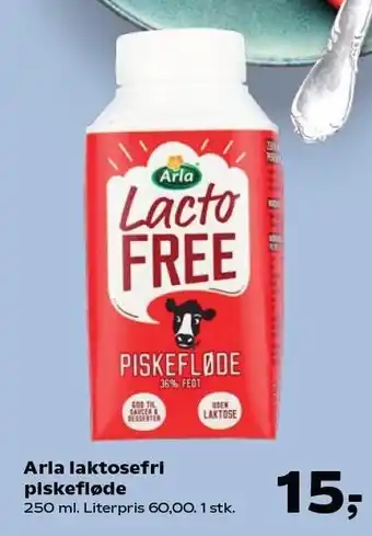 SuperBrugsen Arla laktosefri piskefløde tilbud