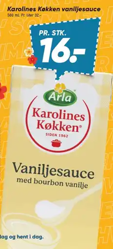 Bilka ARLA Karolines Køkken vaniljesauce tilbud