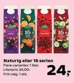 SuperBrugsen Naturig eller 16 serien tilbud