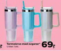 SuperBrugsen Termokrus med sugerør tilbud