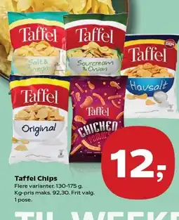 SuperBrugsen Taffel Chips tilbud
