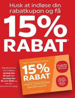 Kvickly Husk at indløse din rabatkupon og få 15% RABAT tilbud