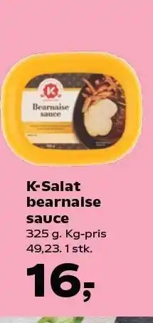 Kvickly K-Salat bearnaise sauce tilbud