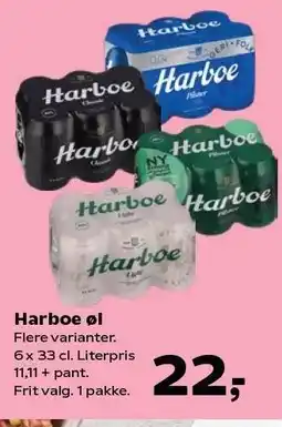 Kvickly Harboe øl tilbud