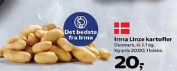 Kvickly Irma Linze kartofler tilbud