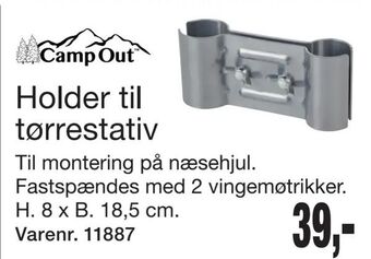 Harald Nyborg Holder til tørrestativ tilbud