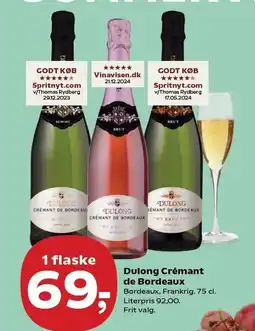 Kvickly Dulong Crémant de Bordeaux tilbud