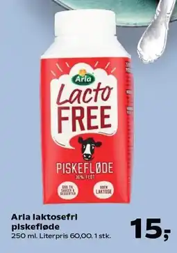 Kvickly Arla laktosefri piskefløde tilbud