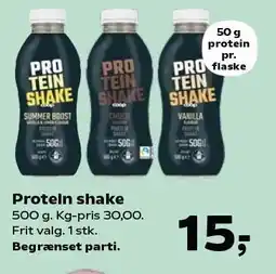 Kvickly Protein shake tilbud