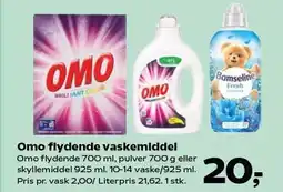 Kvickly Omo flydend tilbud