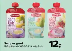 Kvickly Semper grød tilbud