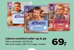 Kvickly Libero comfort eller up & go tilbud
