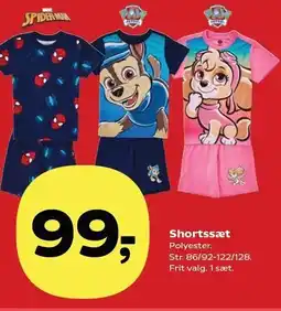 Kvickly Shortssæt tilbud