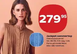 Kvickly Jackpot sommertop tilbud