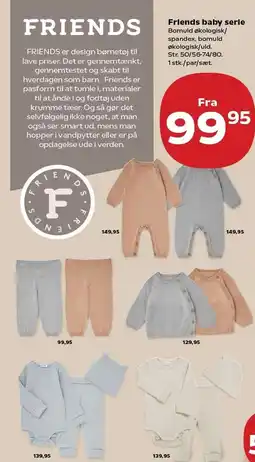 Kvickly Friends baby serie tilbud