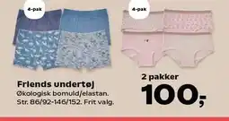 Kvickly Friends undertøj tilbud