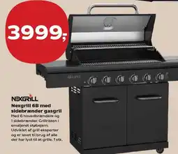 Kvickly Nexgrill 6B med sidebrænder gasgrill tilbud