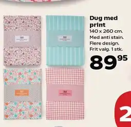 Kvickly Dug med print tilbud