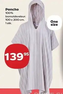 Kvickly Poncho tilbud